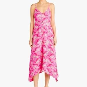 A.L.C. Pink Floral Marissa Midi Dress 4